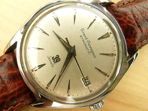 Girard-Perregaux Gyromatic 39 jewels steel 1960 | Vintage Watches