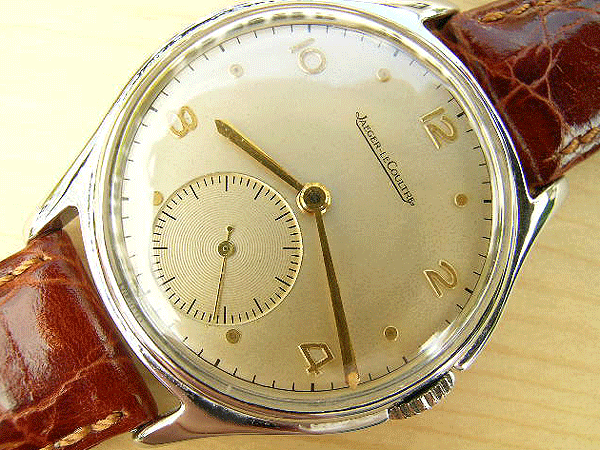 Jaeger LeCoultre P469 movement chrome with buckle 1948 Vintage